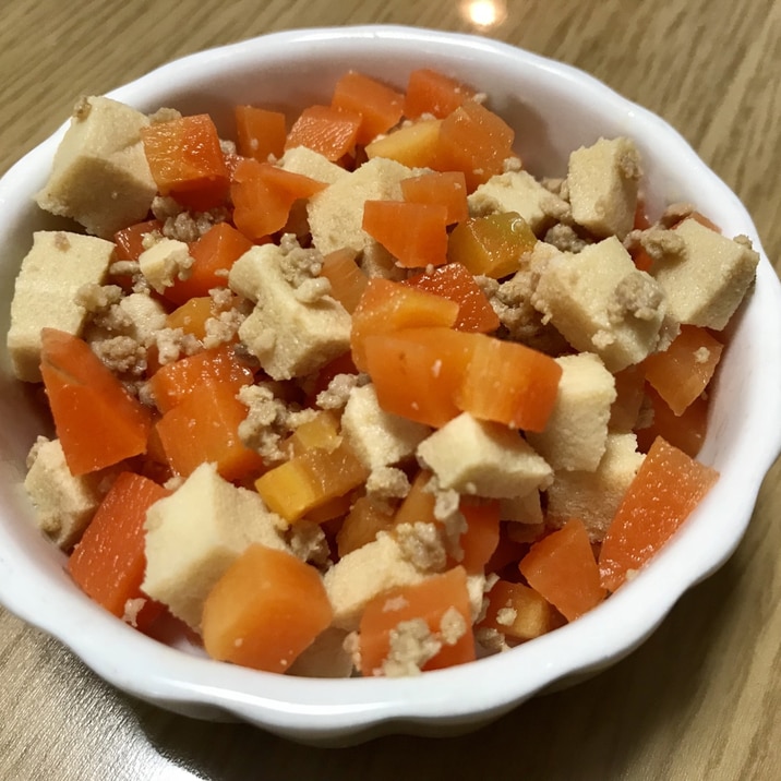 離乳食後期 幼児食 高野豆腐の炒め煮 レシピ 作り方 By Maroncream 楽天レシピ 離乳食後期 幼児食 高野豆腐の炒め煮 レシピ 作り方 By Maroncream 楽天レシピ